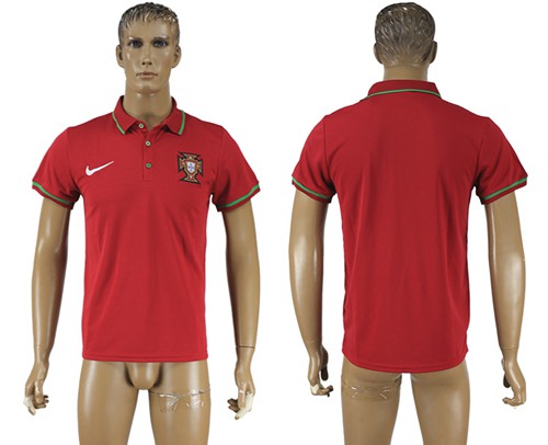 Portugal Blank Red Polo Shirt